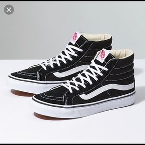 Black high top vans